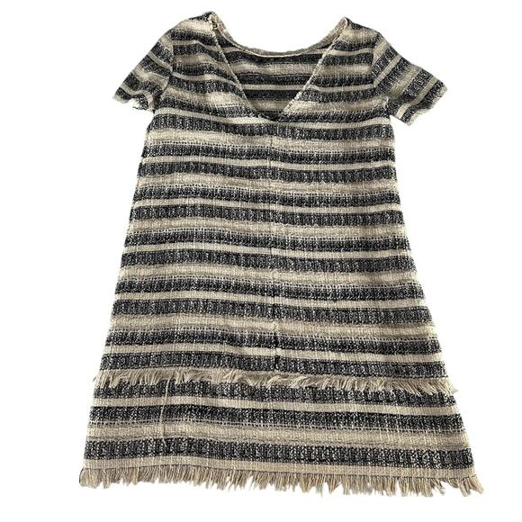 Zara Dresses & Skirts - Zara Basic Collection Tweed Shift Dress – Striped – Size S